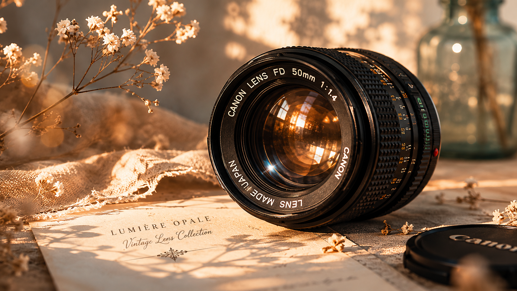Altes Kameraobjektiv für die Vintage-Lens-Fotografie
