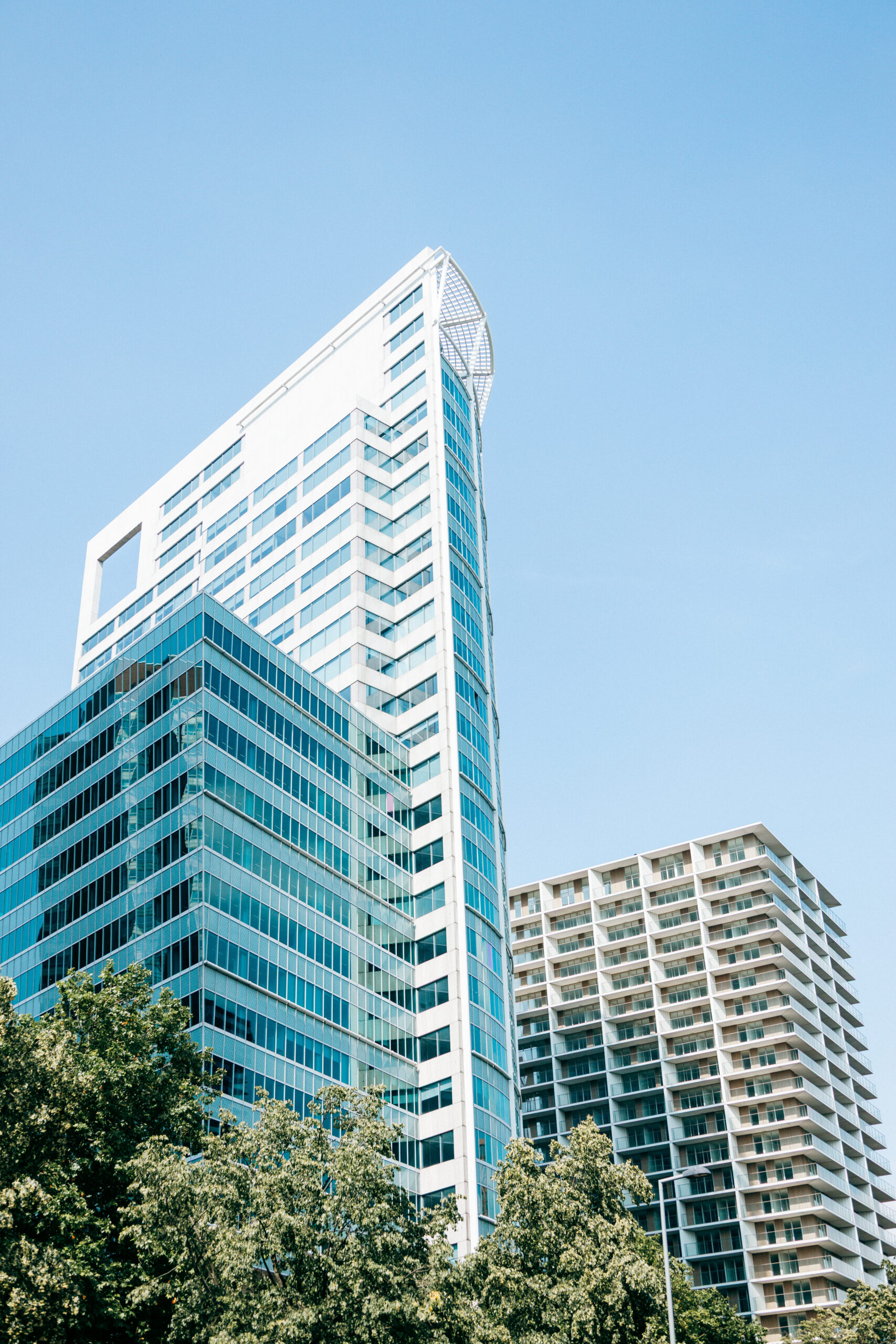 Moderne Architektur im Zentrum von Rotterdam